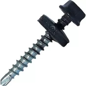 Самосверлящий винт HARDWEX ТМ HWX2-W-P5-4.8x70 мм. св.№1, RAL 7024 (100 шт.) 5190000023392