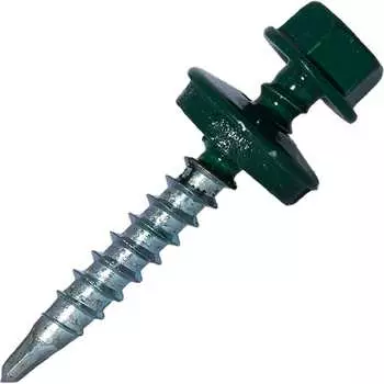 Самосверлящий винт HARDWEX ТМ HWX3-W-P6-4.8x19 мм. св.№2, RAL 6005 (250 шт.) 5190000000584