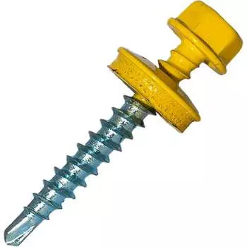 Самосверлящий винт HARDWEX ТМ HWX2-W-P5-4.8x35 мм. св.№1, RAL 1018 (250 шт.) 5190000001970