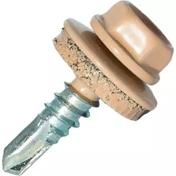 Самосверлящий винт HARDWEX ТМ HWX7-W-P9-5.5x19 мм. св.№3, RAL 1011 (250 шт.) 5190000023491