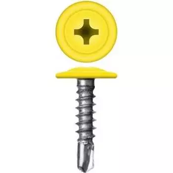 Самосверлящий винт HARDWEX ТМ HWX2-T-P5-4.2x32 мм, RAL 1018 (500 шт.) 2500000023965