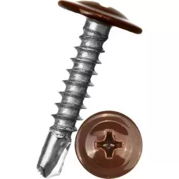 Самосверлящий винт HARDWEX ТМ HWX2-T-P5-4.2x32 мм, RAL 8017 (500 шт.) 2500000024191