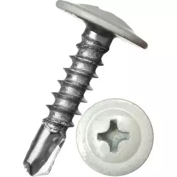 Самосверлящий винт HARDWEX ТМ HWX2-T-P5-4.2x25 мм, RAL 9003 (500 шт.) 2500000001659