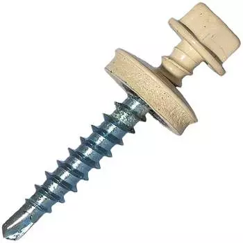 Самосверлящий винт HARDWEX ТМ HWX2-W-P5-4.8x50 мм. св.№1, RAL 1015 (200 шт.) 5190000002250