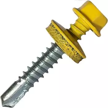 Самосверлящий винт HARDWEX ТМ HWX7-W-P9-5.5x32 мм. св.№3, RAL 1018 (200 шт.) 5190000239847