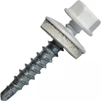 Самосверлящий винт HARDWEX ТМ HWX2-W-P5-4.8x28 мм. св.№1, RAL 9016 (250 шт.) 5190000001925