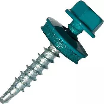 Самосверлящий винт HARDWEX ТМ HWX2-W-P5-4.8x35 мм. св.№1, RAL 5021 (250 шт.) 5190000002076