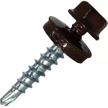 Самосверлящий винт HARDWEX ТМ HWX2-W-P5-4.8x35 мм. св.№1, RAL 8017 (250 шт.) 5190000002168