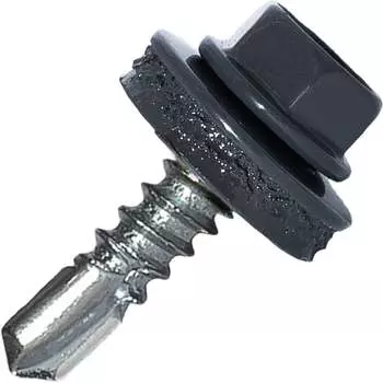 Самосверлящий винт HARDWEX ТМ HWX3-W-P6-4.8x19 мм. св.№2, RAL 7024 (250 шт.) 5190000000621