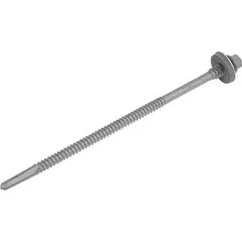 Самосверлящий винт Skreppro SsWp(EPDM) 16х5.5(6.3)х140 (дакромет), 100 шт. 4680635460057