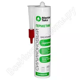 Санитарный силиконовый герметик MASTERTEKS PROFMASTER 53376