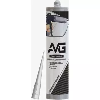 Санитарный силиконовый герметик AVG АВГ