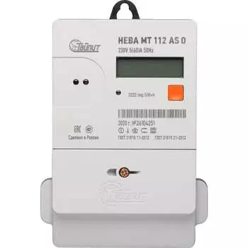 Счетчик электроэнергии ТАЙПИТ НЕВА МТ 112 AS O 5(60)A 6127634