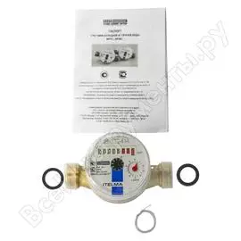 Счетчик холодной воды itelma 1/2" ду=15, l=110 мм без штуцеров ис.160006