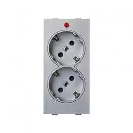 Сдвоенная розетка Simon S1-8