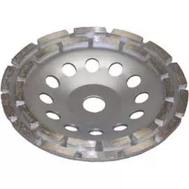 Сегментная двухрядная алмазная чашка EКТО