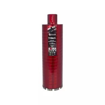 Сегментное алмазное сверло по армированному бетону Diam Extra Line Titan САСС 42x450x4 мм, 1 1/4UNC 313032