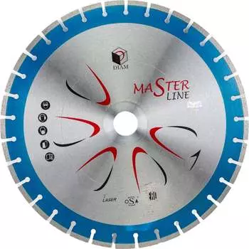 Сегментный алмазный круг по железобетону Diam 1A1RSS Master Line 000508