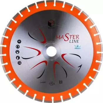 Сегментный универсальный алмазный круг Diam 1A1RSS Master Line 000493