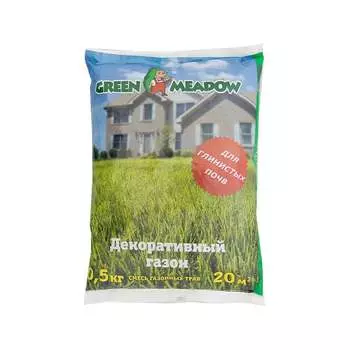 Семена газона для глинистых почв GREEN MEADOW Декоративный газон 4607160331317
