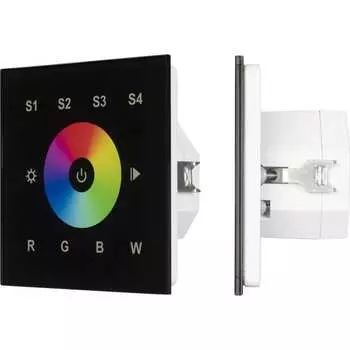 Сенсорная панель Arlight INTELLIGENT DALI-901-11-1G-4SC-RGBW-DT8-IN Black IARL 0 37199