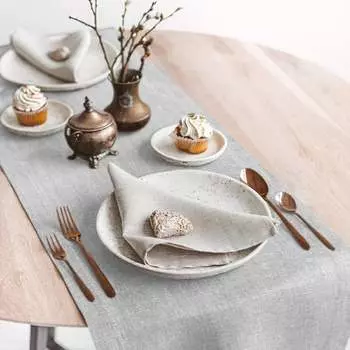 Сервировочная дорожка Волшебная ночь Пепельно-серый 776600