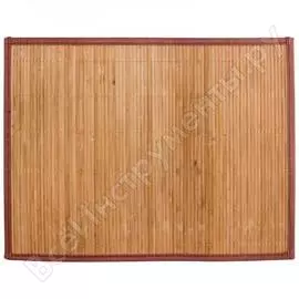 Сервировочная салфетка из бамбука рыжий кот bm-03, коричневая 312348