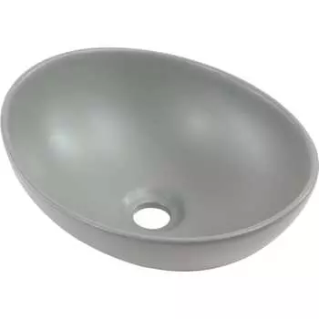 Серый матовый раковина MELANA