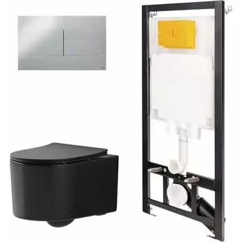 Сет инсталляции Point Pointoli 80 eco 886914SIOO+PN41701BM