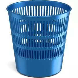 Сетчатая пластиковая корзина для бумаг ErichKrause Ice Metallic 55966