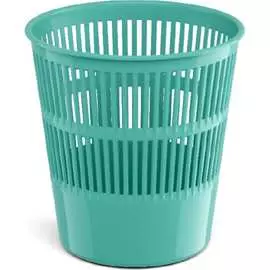 Сетчатая пластиковая корзина для бумаг ErichKrause Pastel Mint 55929