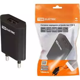 Сетевое зарядное устройство TDM ELECTRIC СЗУ 2 SQ1810-0002