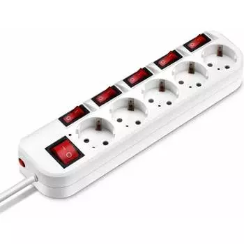 Сетевой фильтр BURO 500SH-1.8-SW-W 1159720