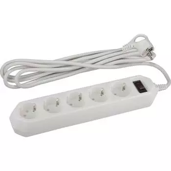 Сетевой фильтр ЭРА USF-5es-5m-W Б0019738