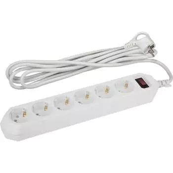 Сетевой фильтр ЭРА USF-6es-5m-W-BOX Б0037264