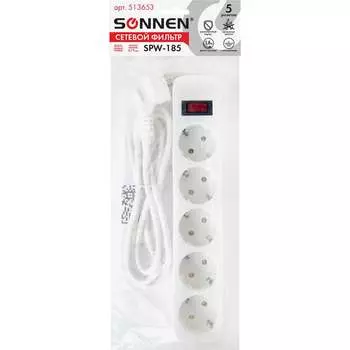 Сетевой фильтр SONNEN spw-185 513653