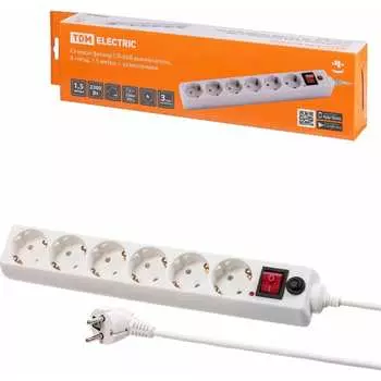 Сетевой фильтр TDM ELECTRIC СФ-06В SQ1304-0019