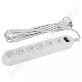 Сетевой фильтр ЭРА USF-6es-3m-W-BOX Б0037262