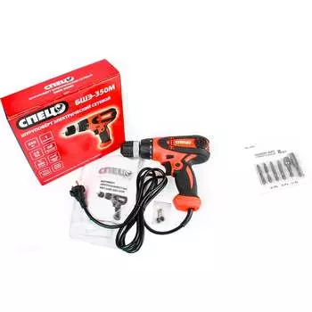 Сетевой шуруповерт Спец БШЭ-350M СПЕЦ-3328/4107