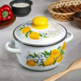 Сферическая кастрюля Сибирские товары Лимоны ПС5295