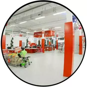 Сферическое зеркало для помещений ТЕХНОЛОГИЯ 00-00005892