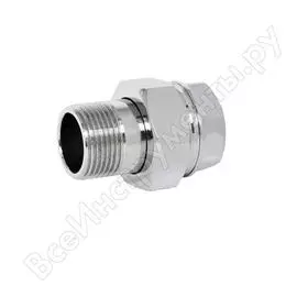 Прямой хромированный сгон Giacomini НВ R18X003