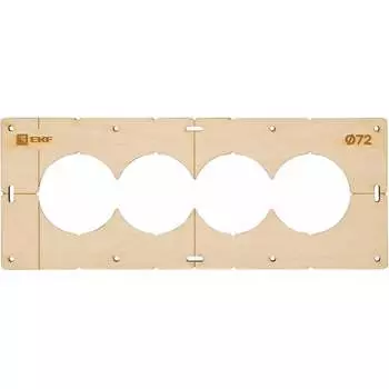 Шаблон для подрозетников EKF Expert sh-d72-4