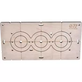 Шаблон для сверления подрозетников РОТОР 3Shablon-v3-72