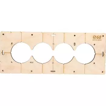 Шаблон для сверления подрозетников РОТОР 4shablon68