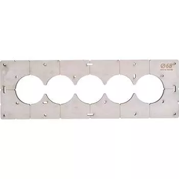 Шаблон для сверления подрозетников РОТОР 5shablon68