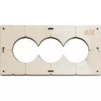 Шаблон для сверления подрозетников РОТОР 3shablon72