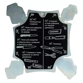 Шаблон-измеритель угла заточки для диска 250 мм Elmos e60 226