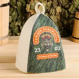 Шапка для бани Банная забава