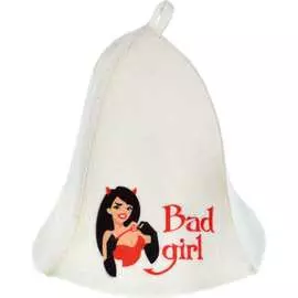 Шапка для бани и сауны Hot Pot Bad girl 41158